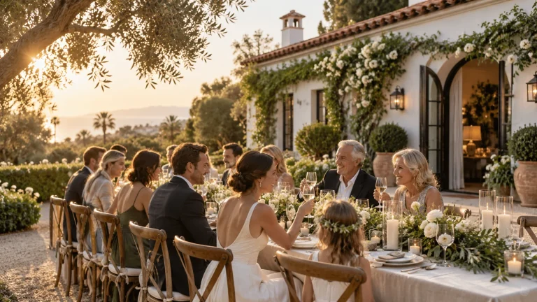 Family-home wedding in Santa Barbara