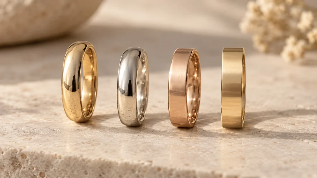 Wedding ring profile shapes explained