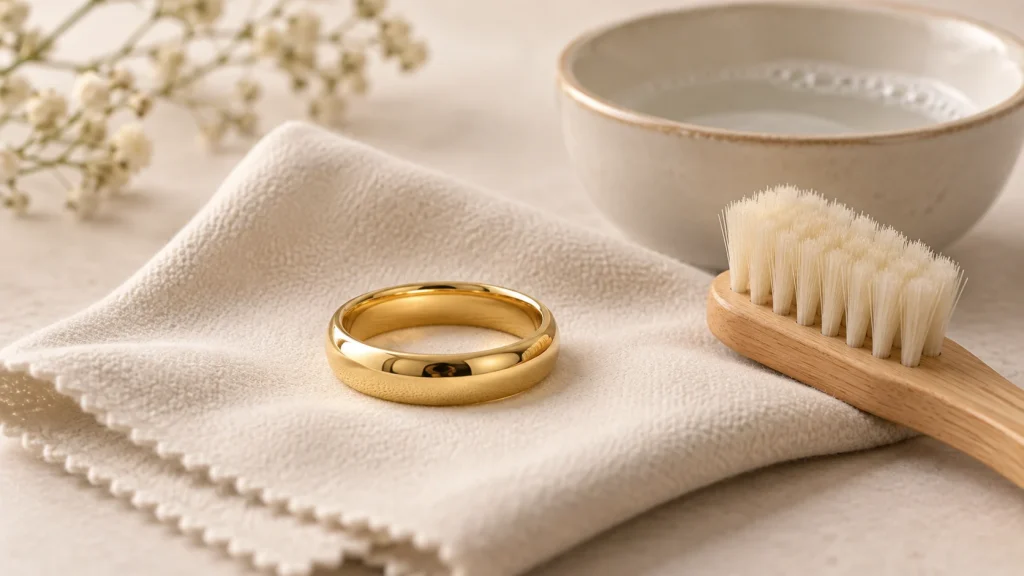 Wedding ring cleaning and care guide